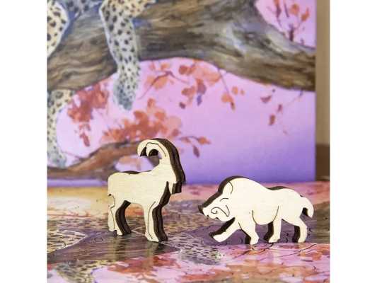 Настольная игра Пазл &quot;Переднеазиатский леопард&quot;