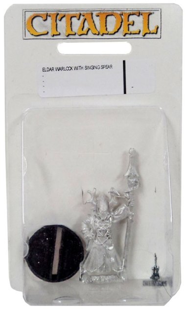 Warhammer 40k Eldar Warlock with Singing Spear (Metal,OOP)