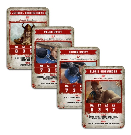 Blood Bowl: Elven Union Card Pack