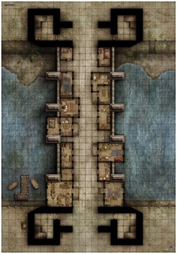 Pathfinder. НРИ. Вторая редакция. Большое игровое поле "Большой мост