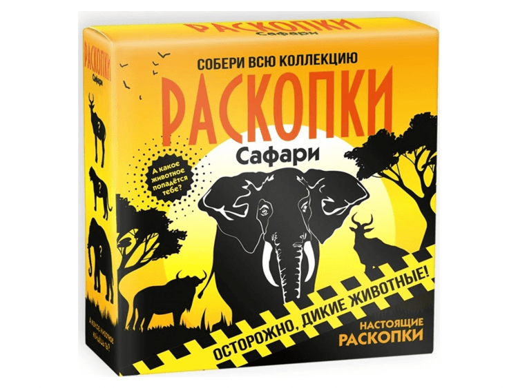 Набор для проведения раскопок Сафари