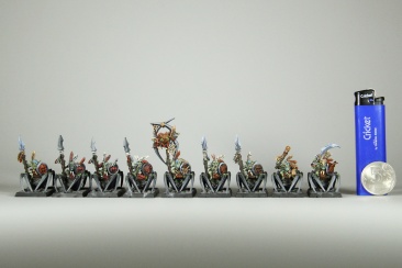 Warhammer Fantasy Battles Forest Goblin Spider Riders x9 (99120209009) (Painted)