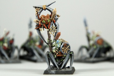 Warhammer Fantasy Battles Forest Goblin Spider Riders x9 (99120209009) (Painted)