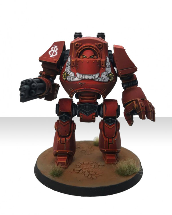 Warhammer 40k Blood Angels Contemptor Dreadnought (Pro-Painted)