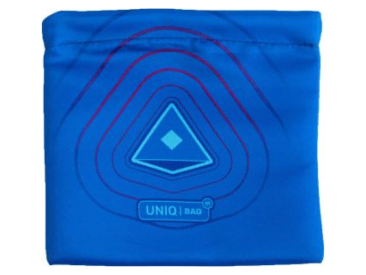 Мешочек Uniqbag 15 MagneticWave (150х150 мм, синий)