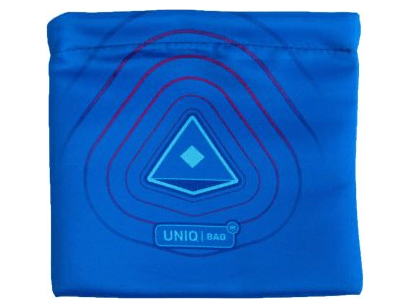 Мешочек Uniqbag 15 MagneticWave (150х150 мм, синий)