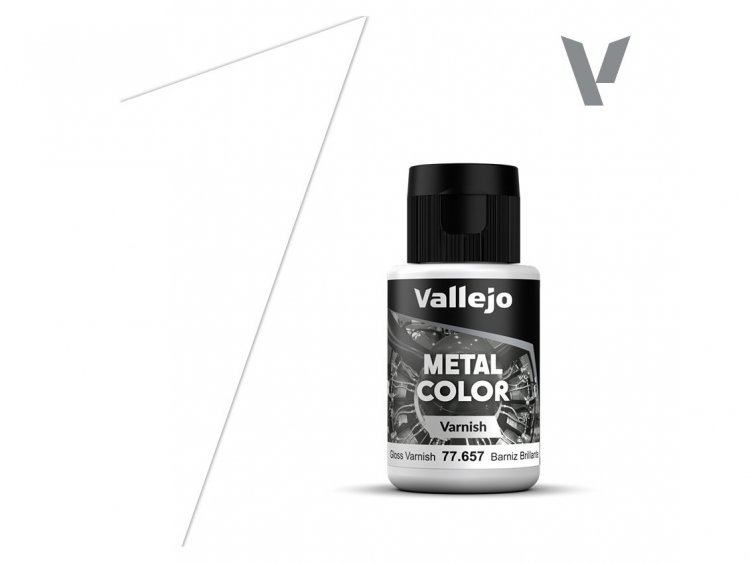 Лак Vallejo Metal Varnish: Gloss Varnish 77.657 (32 мл)