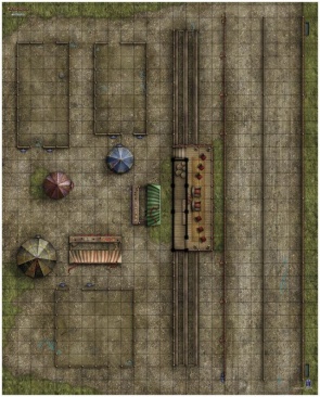 Pathfinder. НРИ. Вторая редакция. Игровое поле "Фестиваль"