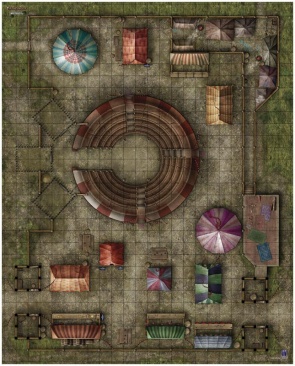 Pathfinder. НРИ. Вторая редакция. Игровое поле "Фестиваль"