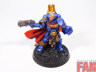 Warhammer 40k Ultramarines Primaris Captain with Power Fist (Pro-Painted)