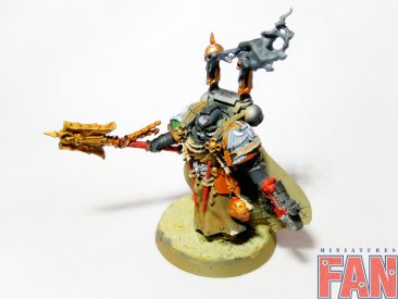 Warhammer 40k Dark Angels Interrogator-Chaplain Seraphicus (Pro-Painted)
