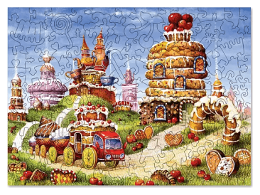 Пазл "Бисквитные горки"