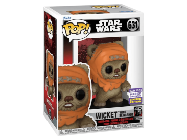 Фигурка Funko POP! Star Wars: Wicket with Slingshot