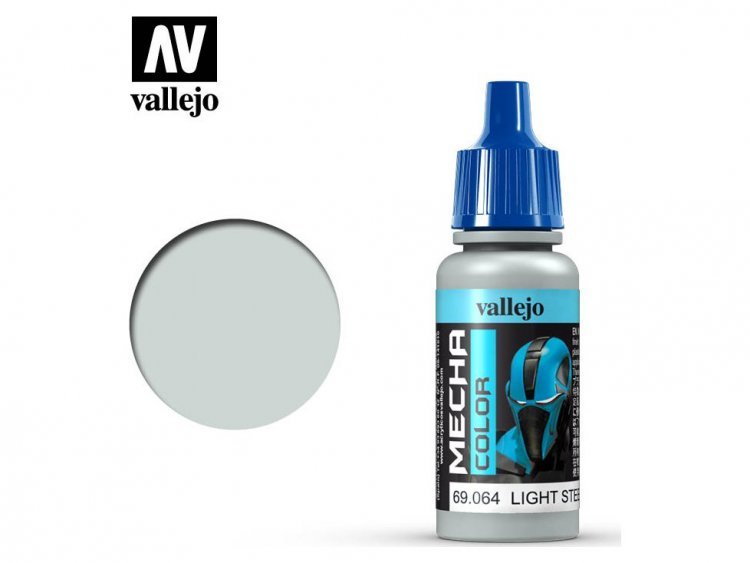 Краска Vallejo Mecha Color: Light Steel 69.064
