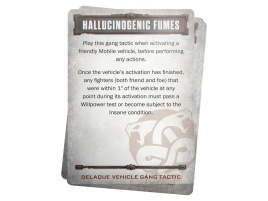 Delaque Vehicle Gang Tactics Cards (Necromunda)
