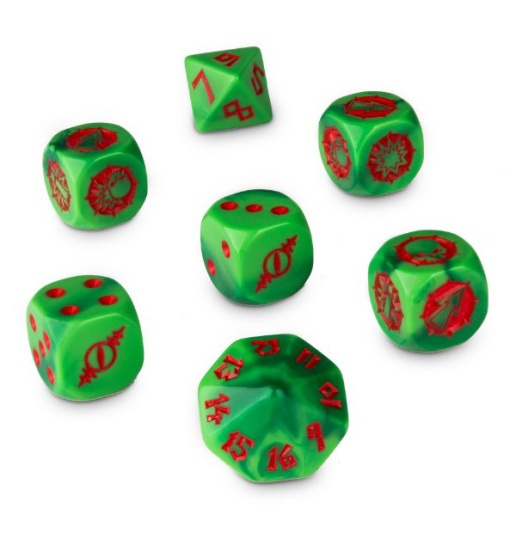 The Gouged Eye Dice Set