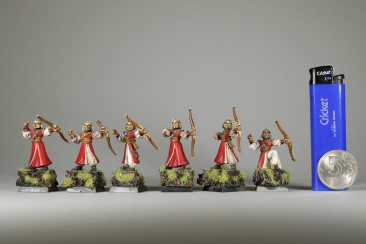 Warhammer Fantasy Battles High Elves Archers Regiment x6 (Painted)