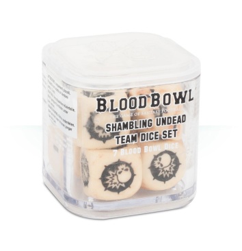 Blood Bowl Shambling Undead Dice Set 99220907001 (Limited, OOP, New Unopened)