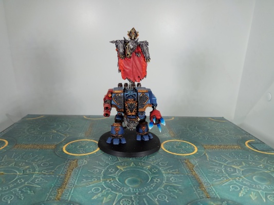 Warhammer 40k Space Wolves Dreadnought (Painted)