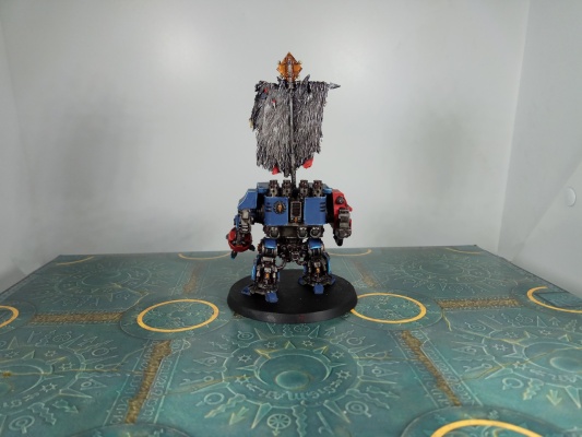 Warhammer 40k Space Wolves Dreadnought (Painted)