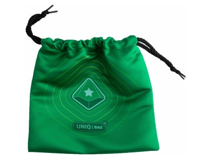 Мешочек Uniqbag 20 StringWave (200х200 мм, зелёный)