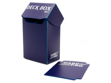 Пластиковая коробочка Card-Pro (синяя, 73 мм, 80+ карт)