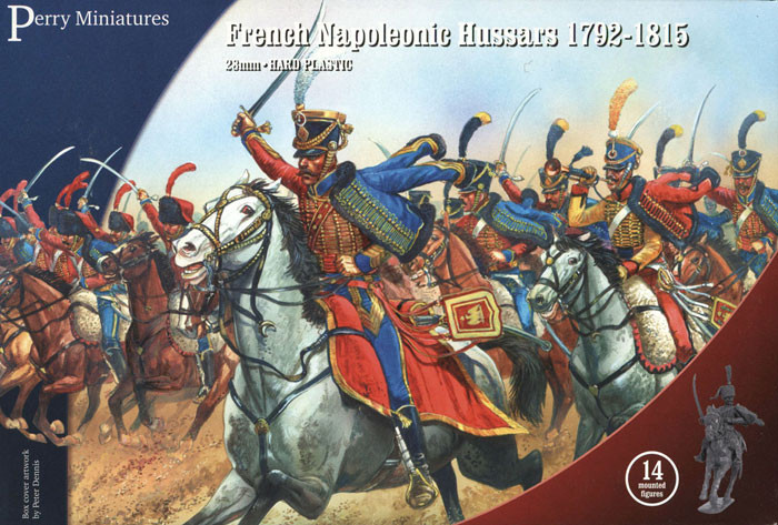 Plastic French Napoleonic Hussars (14 hussars)