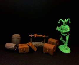 Шут у костра