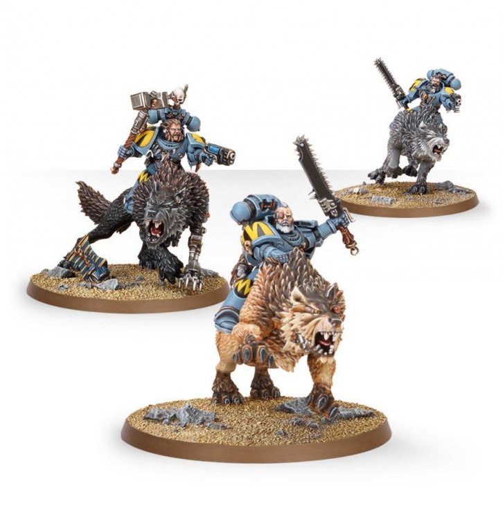Thunderwolf Cavalry (предзаказ, Warhammer 40k, Space Wolves)