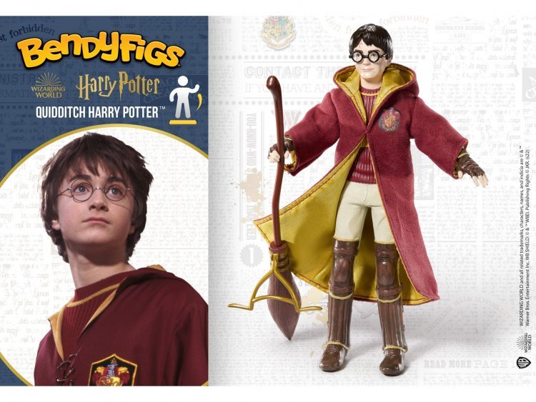 Фигурка Bendyfig Гарри Поттер Гарри Поттер (квиддич)