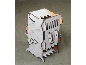 Башня для бросания кубиков Dice Crusher Gray