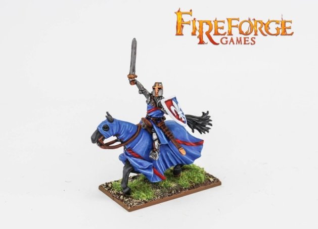 Leader on Barded Horse (Fleur-de-Lis)