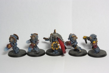 Warhammer 40k Space Wolves Wolf Guard Terminators x5 (Painted)