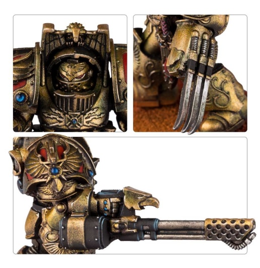 Legio Custodes Aquilon Terminators with Infernus Firepikes (предзаказ 2025, GW Direct)