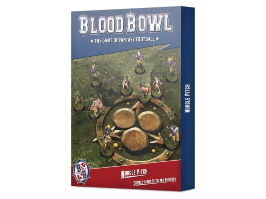 Nurgle Team Pitch &amp; Dugouts (предзаказ 2024, Blood Bowl)