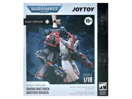 WH40K: Фигурка JOYTOY - Black Templars Sword Brethren Brother Dragen