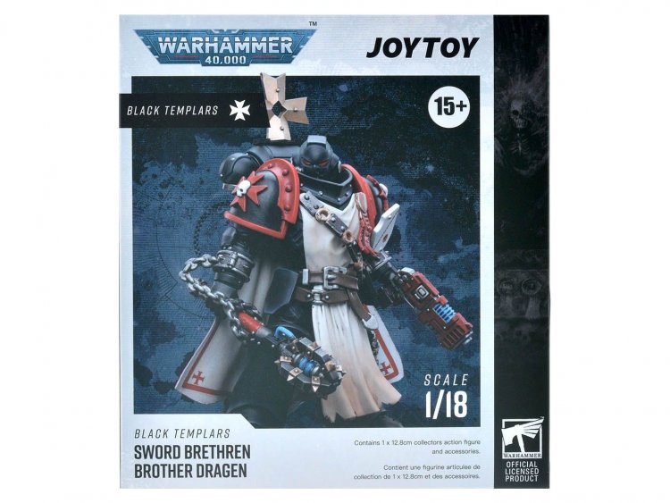 WH40K: Фигурка JOYTOY - Black Templars Sword Brethren Brother Dragen