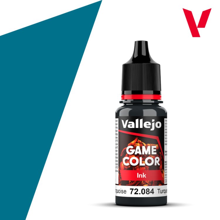 Краска Vallejo Game Color: Dark Turquoise Ink 72.084