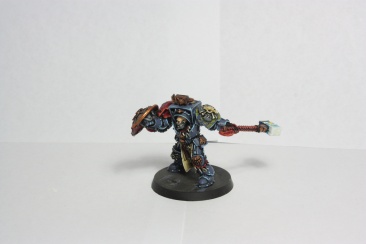 Warhammer 40k Space Wolves Arjac Rockfist, The Anvil of Fenris (Painted)
