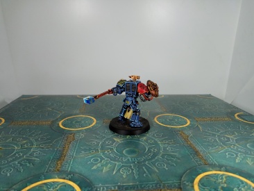 Warhammer 40k Space Wolves Arjac Rockfist, The Anvil of Fenris (Painted)
