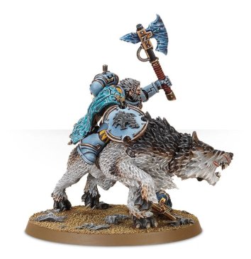 Wolf Lord on Thunderwolf (предзаказ, GW Direct, Space Wolves, Warhammer 40k)