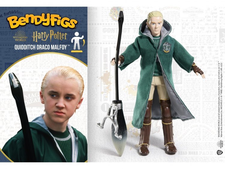 Фигурка Bendyfig Гарри Поттер Драко Малфой (квиддич)