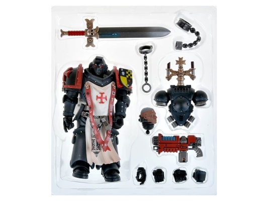 WH40K: Фигурка JOYTOY - Black Templars Sword Brethren Brother Lombast