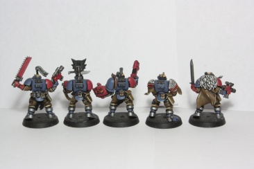 Warhammer 40k Space Wolves Scout Squad x5 - Painted