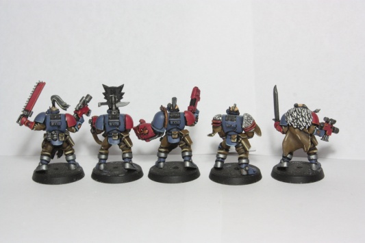 Warhammer 40k Space Wolves Scout Squad x5 - Painted