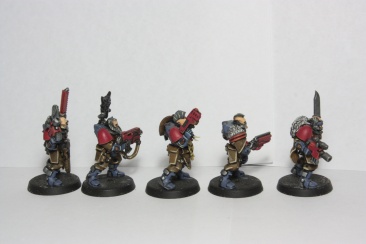 Warhammer 40k Space Wolves Scout Squad x5 - Painted