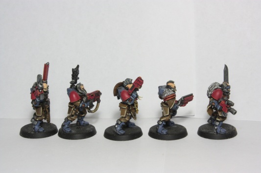 Warhammer 40k Space Wolves Scout Squad x5 - Painted