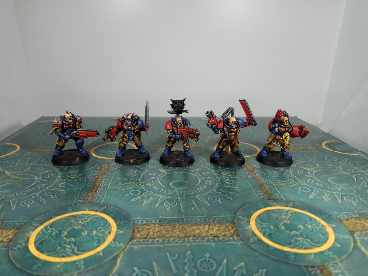 Warhammer 40k Space Wolves Scout Squad x5 - Painted