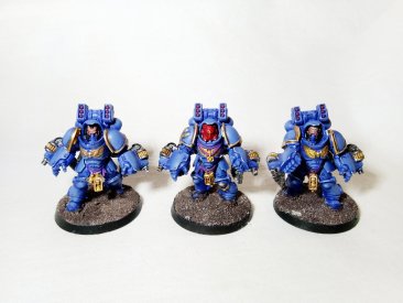 Warhammer 40000 Space Marine Primaris Aggressors x3 (Pro-Painted)