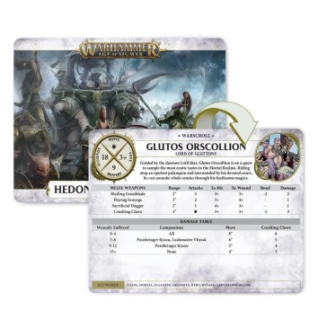 Warscroll Cards: Hedonites of Slaanesh